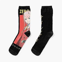 Zero Two DARLING in the FRANXX Card Anime Socks