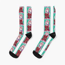 Zero Two Darling in the Franxx Anime Manga Socks