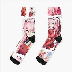 DARLING in the FRANXX Anime Girl Zero Two Socks