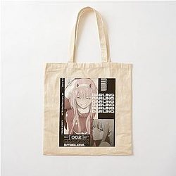 Darling in the Franxx Zero Two Movie Cotton Tote Bag