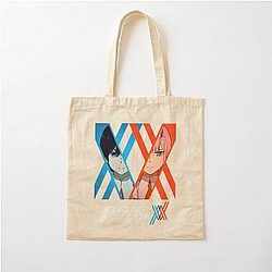Graphic Darling in the Franxx Zero Hiro Cotton Tote Bag