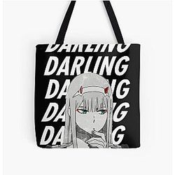Darling in the Franxx Zero Two All Over Print Tote Bag