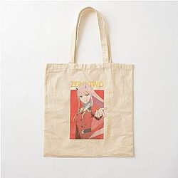 Zero Two DARLING in the FRANXX Cotton Tote Bag