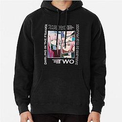 Zero Two Code 002 Darling in the Franxxx Pullover Hoodie
