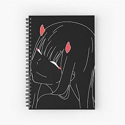 Zero Two Darling in the Franxx Spiral Notebook