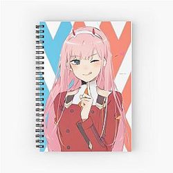 ZERO TWO - DARLING IN THE FRANXX Spiral Notebook