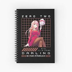 DARLING IN THE FRANXX Zero Two Spiral Notebook