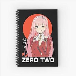 Cute Girl Zero Two - Darling in the Franxx Notebook