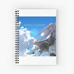 Zero Two - DARLING in the FRANXX Spiral Notebook