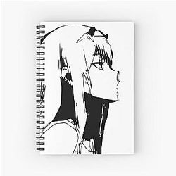 Darling in the Franxx Zero Two Spiral Notebook