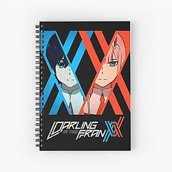 Graphic Darling in the Franxx Spiral Notebook