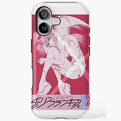 Zero Two - Darling in the FranXX Vaporwave Waifu iPhone Tough Case