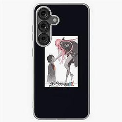 Darling in the Franxx Hiro and Zero Two logo Samsung Galaxy Case