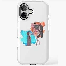 DARLING in the FRANXX Minimalist (Hiro and Zero Two) iPhone Case