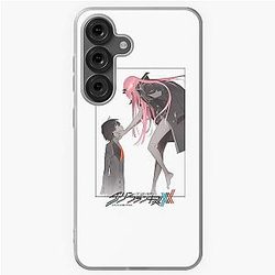 Darling in the Franxx Hiro and Zero Two logo Impression photo Soft Case