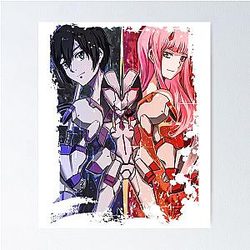 DARLING in the FRANXX : Hiro X Zero Two Love Power Poster