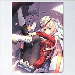 Zero Two Darling in the Franxx Poster
