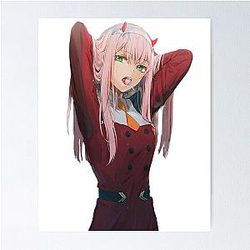 Zero Two - Darling in the Franxx Poster
