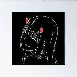 Zero Two Darling in the Franxx Poster