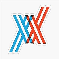 Darling in the Franxx Logo Sticker