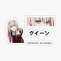 Zero Two Sticker Pack Darling in the FranXX Anime Stickers