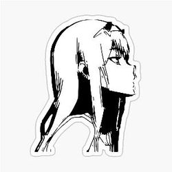 Darling in the Franxx Zero Two Sticker