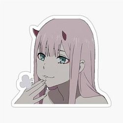 Zero Two Sticker Darling in the FranXX Sticker