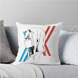 Darling in the Franxx Zero Two Throw Pillow