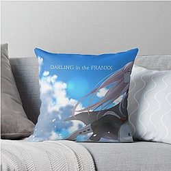 Zero Two - Darling in the FranXX Throw Pillow