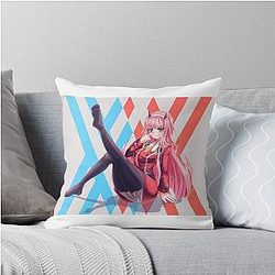 Zero Two - Darling in the Fraxx Throw Pillow