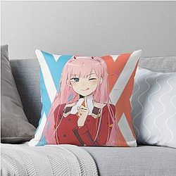 ZERO TWO DARLING IN THE FRANXX Throw Pillow