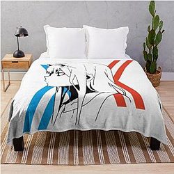 Darling in the FranXX Zero Two Throw Blanket
