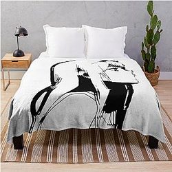 Darling in the Franxx Zero Two Throw Blanket