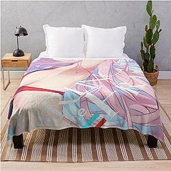 Zero Two Darling in the franXX Throw Blanket