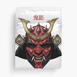 Samurai Darth Maul Duvet Cover