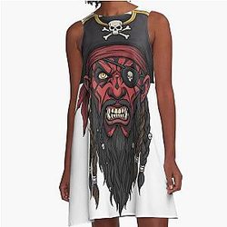 Darth Maul Pirate A Line Dress