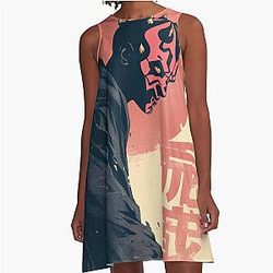Young Darth Maul Apprentice A-Line Dress