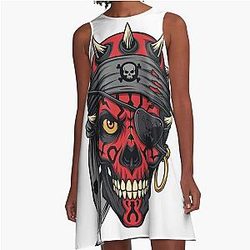 Pirate Darth Maul A Line Dress