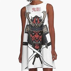 Darth Maul Samurai A Line Dress