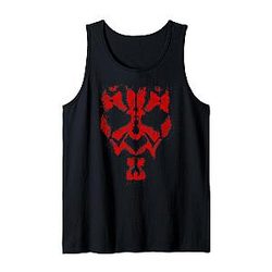 Darth Maul Spray Paint Face Tank