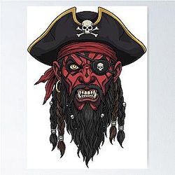 Darth Maul Pirate Poster