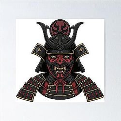 Darth Maul Samurai Poster