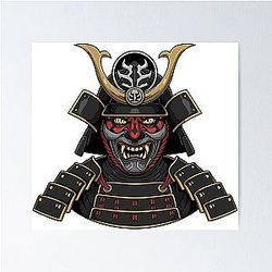 Darth Maul Samurai Poster