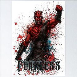 Darth Maul - Fearless Poster