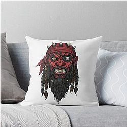 Darth Maul Pirate Throw Pillow