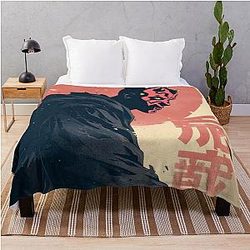 Young Darth Maul Throw Blanket