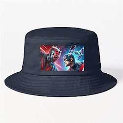Captain America vs Darth Maul Bucket Hat