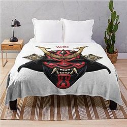 Samurai Darth Maul Throw Blanket