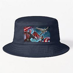 Captain America versus Darth Maul Bucket Hat