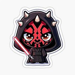Chibi Darth Maul Sticker